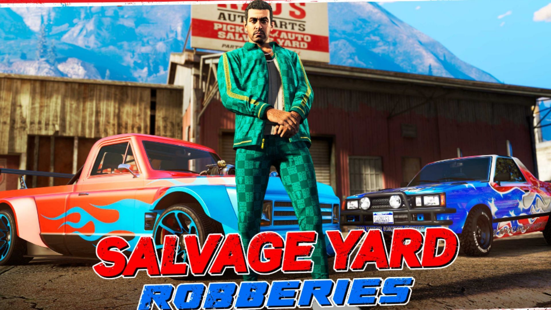 GTA 5 Online 4th of July update Salvage Yard claimable cars (Image via Rockstar Games)